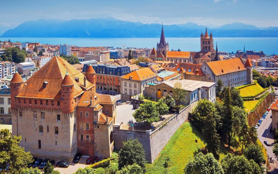 Château St-Maire, Lausanne, Switzerland, Switzerland